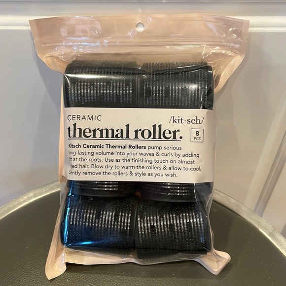 Kitsch Hair New Kitsch Ceramic Thermal Rollers Pack Of 8 Rollers
